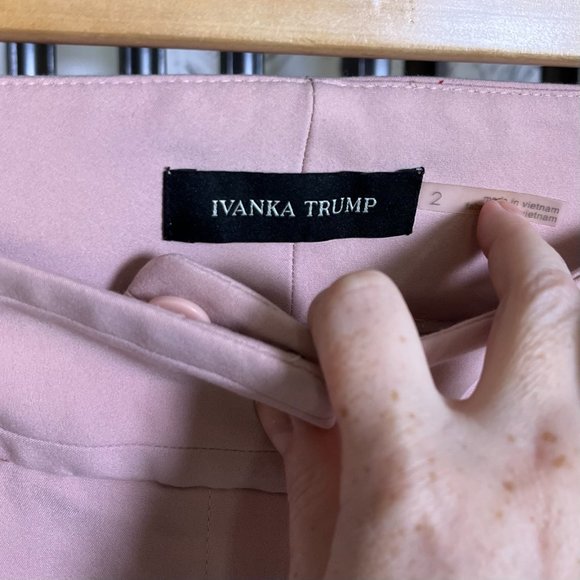 Ivanka Trump Blush Pink Tailored Trousers - Size 2 - Like New Condition - Picture 2 of 3